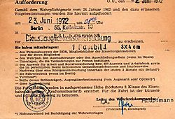 Vorladung zur Musterung Vorschaubild