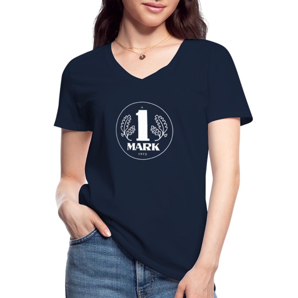 1 Mark 1972 - Frauen Basic T-Shirt mit V-Ausschnitt