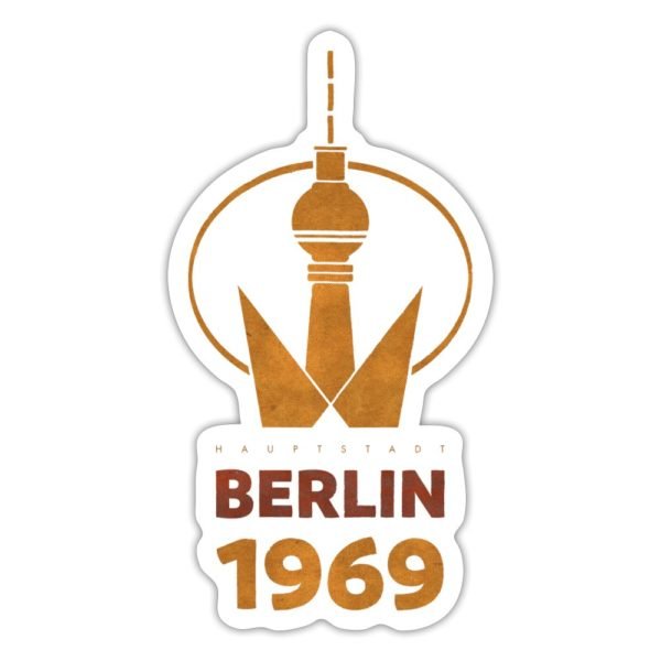 Shop-Warenhaus: Berlin 1969 - Fernsehturm - Sticker | DDR-DESIGN.COM